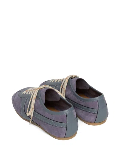 Dries Van Noten Lilac Suede Sneakers In Purple