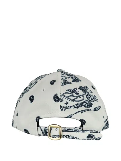 The World Is Yours Paisley-print Baseball Cap In White