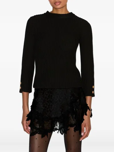 Isabel Marant Dixie Ribbed Wool Sweater In Black