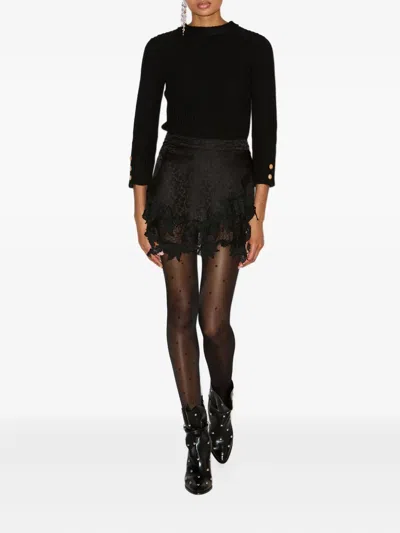 Isabel Marant Dixie Ribbed Wool Sweater In Black