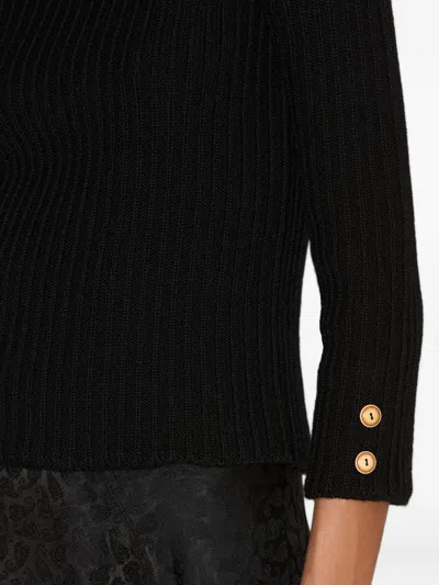 Isabel Marant Dixie Ribbed Wool Sweater In Black