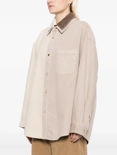 Jnby Color-block Jacket In Neutral