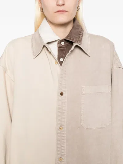Jnby Color-block Jacket In Neutral