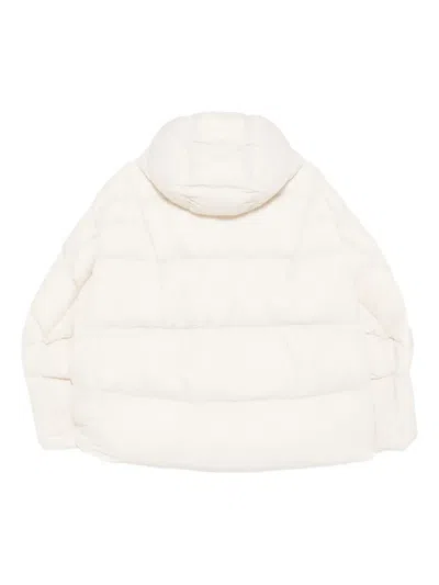 Jnby Cropped Puffer Jacket In Animal Print