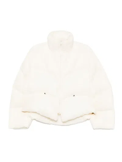 Jnby Cropped Puffer Jacket In Multi