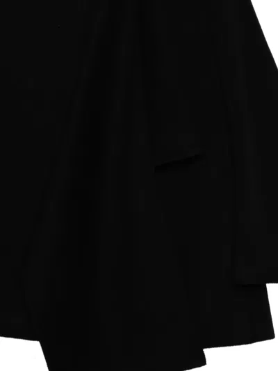 Jnby Asymmetric-hem Coat In Multi