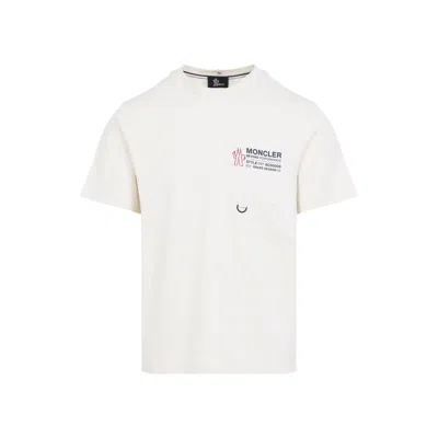 Moncler Grenoble Round Neck T-shirt In White