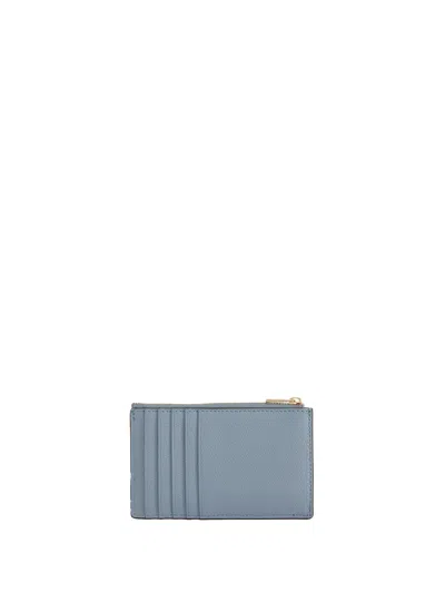 Furla Camelia M Zipped Card Case Accessories In Blue