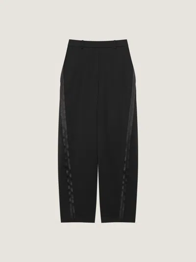 Givenchy Cocoon Pants In Wool With Inside-out Detail In Black