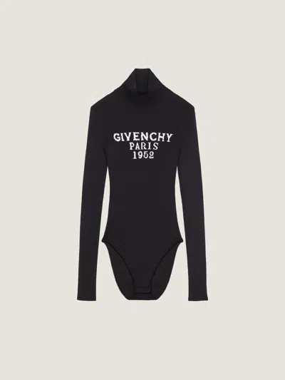 Givenchy Turtleneck Logo Wool-cashmere Sweater In Black