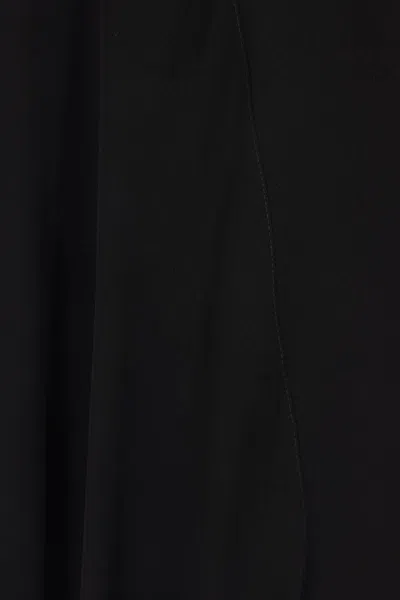 Balenciaga Women Silk Shirt With Bow In Black