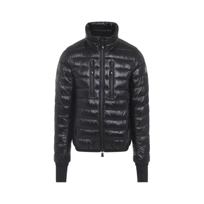 Moncler Hers Padded Jacket Zipped Pockets In Black