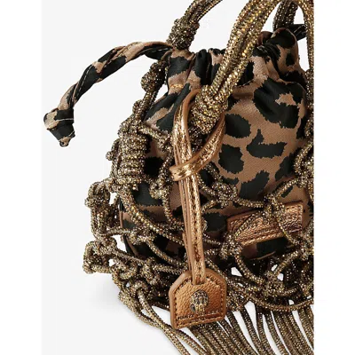 Kurt Geiger Mini Macrame Crystal-embellishment Tote Bag