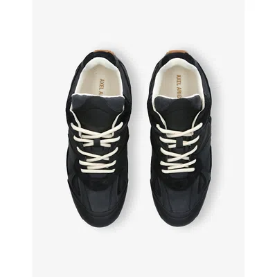 Axel Arigato Leisurely Pace Leather Sneakers Textured In Black