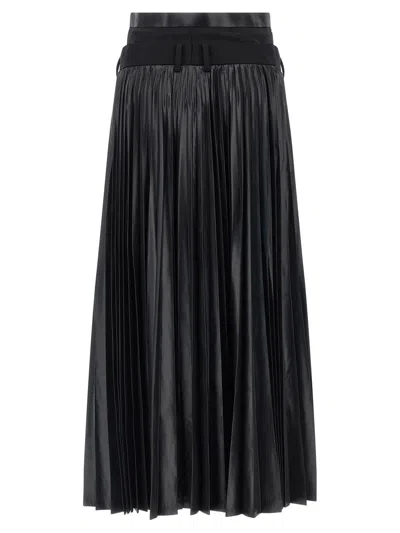 Junya Watanabe Double Layer Trousers In Black