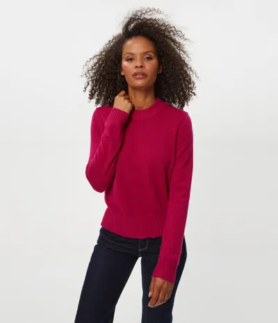 Michael Stars Sophie Crewneck Cashmere Sweater In Pink