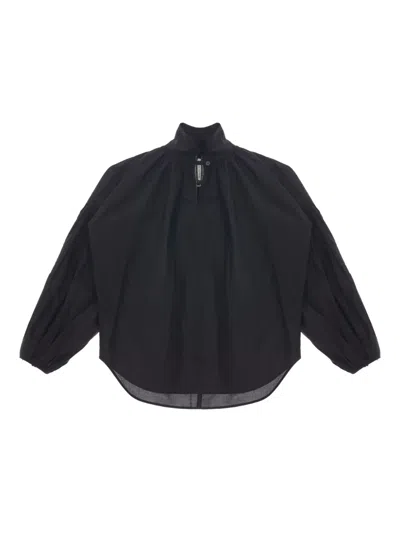 BALLOON HIGH-NECK BLOUSE