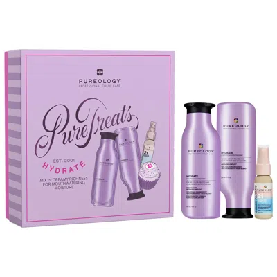 Pureology Hydrate Shampoo, Conditioner & Color Fanatic Hair Gift Set