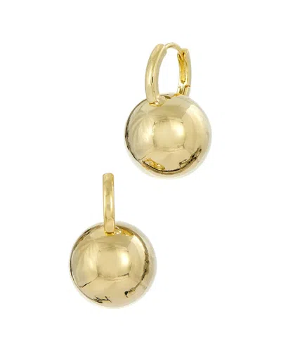 Savvy Cie 18k Plated Drop Earrings In Gold