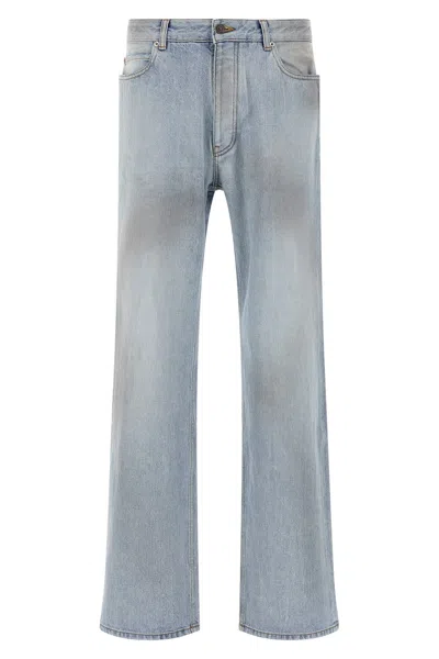 Balenciaga Urban Denim Trousers Five-pocket Design In Blue