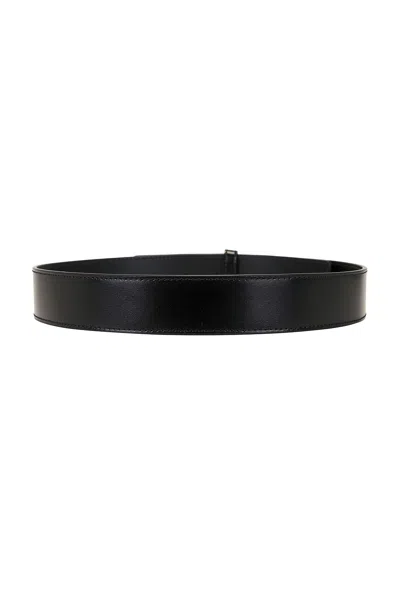 Givenchy Belts In Black Leather In Black