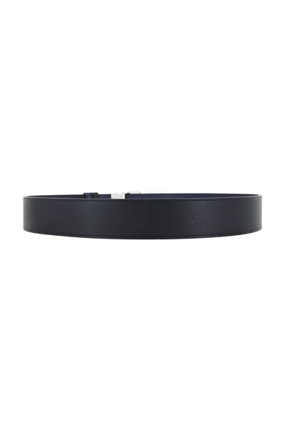 Valentino Garavani Vlogo Reversible Belt For Formal And Casual Occasions In Black