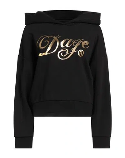 Daje . Not Only In Paris Woman Sweatshirt Black Size S Cotton, Polyester In Black
