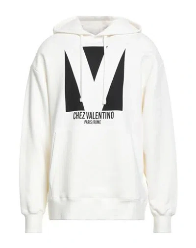 Valentino Sweatshirt Man In White