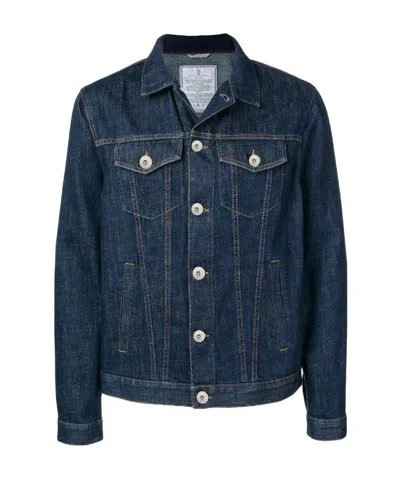 Brunello Cucinelli Four-pockets Denim Jacket In Blue