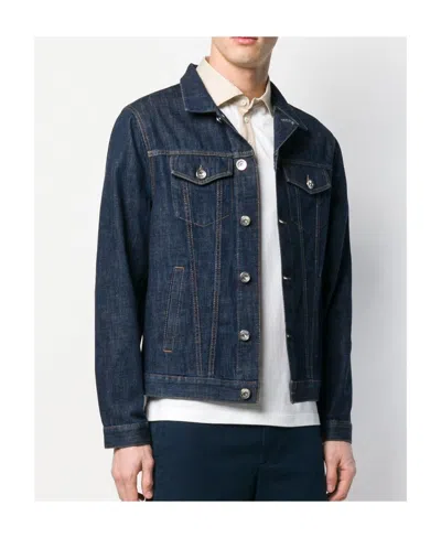 Brunello Cucinelli Four-pockets Denim Jacket In Blue