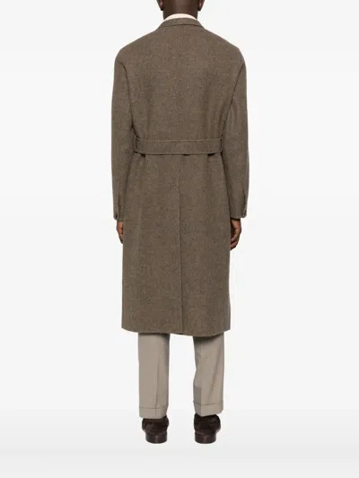 束腰裹身式外套