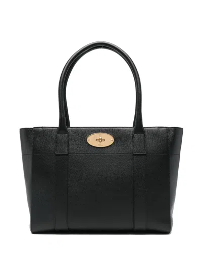 Mulberry Small Bayswater 9 To 5 Leather Shoulder Bag In Black