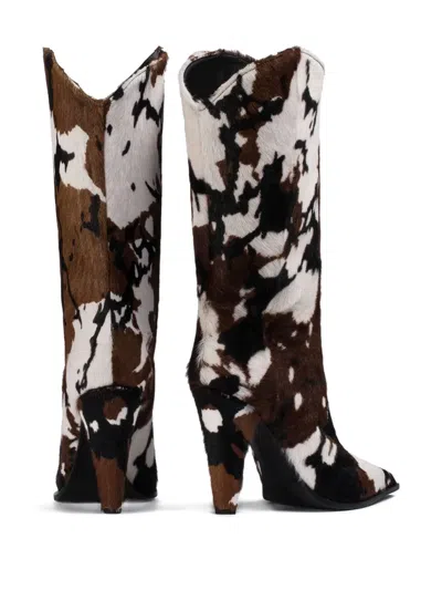 Le Silla 110mm Tess Boots In Brown