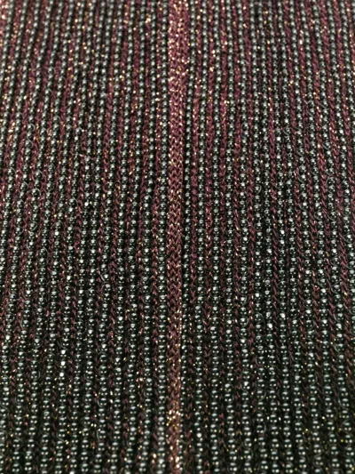 Brunello Cucinelli Beaded Tie In Brown