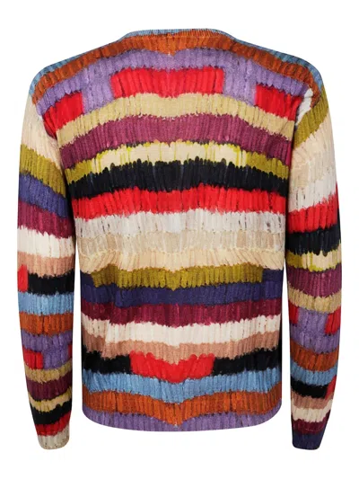 In Bed With You Corean Pockets Cardigan Printed In Multi