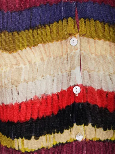 In Bed With You Corean Pockets Cardigan Printed In Multi