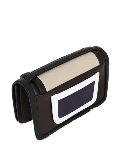 Pierre Hardy Alpha Colour-block Shoulder Bag In Brown