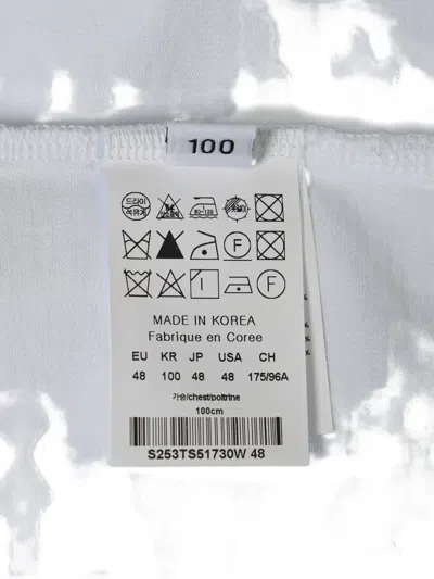 Solid Homme Graphic-print T-shirt In White