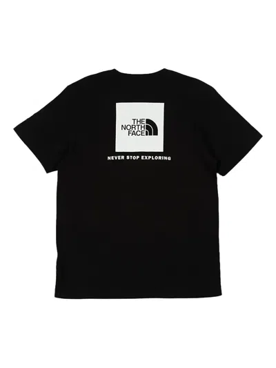 The North Face Mens Box Nse Celebration Short-sleeve Cotton-jersey T-shirt Tnf Black
