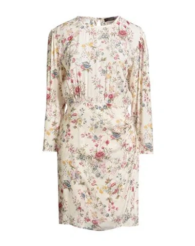 Weekend Max Mara Woman Mini Dress Ivory Size 10 Viscose In Multi