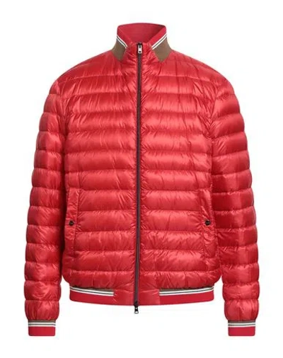 Herno Man Puffer Red Size 44 Polyamide In Red
