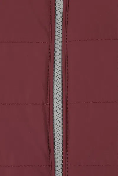 Brunello Cucinelli Padded Zip-up Gilet In Brown