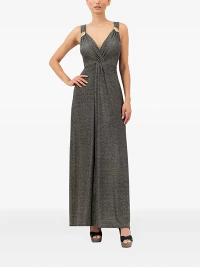 Baruni Rania Maxi Dress In Gray