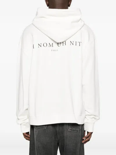 Ih Nom Uh Nit Graphic-print Hoodie In White