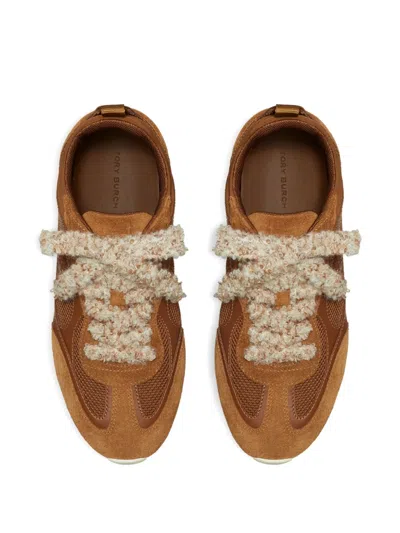 Tory Burch Field Sneakers In Brown