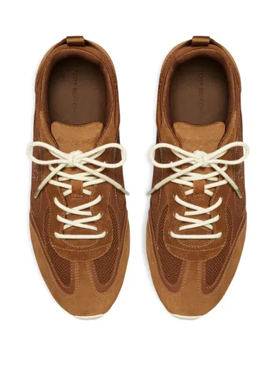 Tory Burch Field Sneakers In Brown