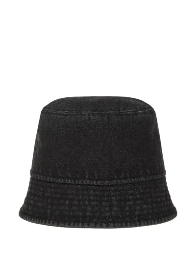 Rest&recreation Denim Bucket Hat In Black