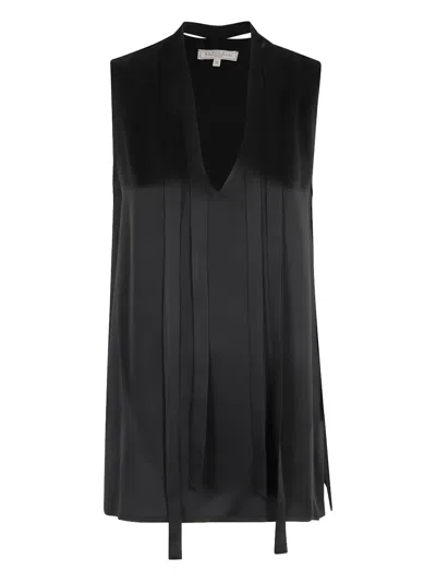 Antonelli Ribbon-detailing Blouse In Black