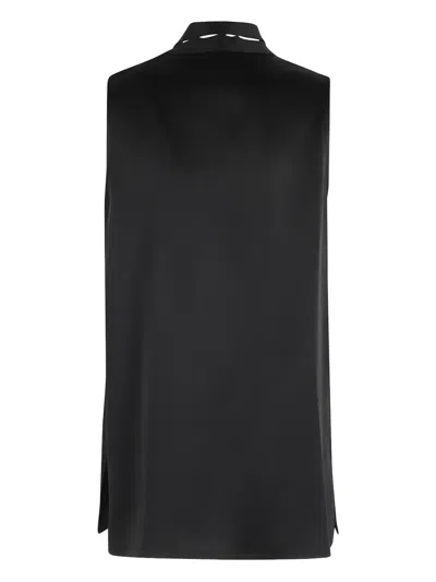 Antonelli Ribbon-detailing Blouse In Black