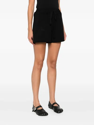 Hamza Drawstring Elastic-waist Shorts In Black